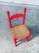 Rote Beistellstühle im skandinavischen Country Design, 1960er, 2er Set 9