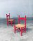 Scandinavian Country Design Red Side Chairs, Sweden, 1960s, Set of 2 26