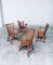 Dutch Oak Armchair Set attributed to De Ster Gelderland, Netherlands, 1960s, Set of 4 25