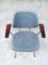 Mid-Century Modern Design Office Chair Set attributed to Wim Rietveld for Kembo, Netherlands, 1950s, Set of 6 3