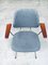 Mid-Century Modern Design Office Chair Set attributed to Wim Rietveld for Kembo, Netherlands, 1950s, Set of 6 4