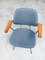 Mid-Century Modern Design Office Chair Set attributed to Wim Rietveld for Kembo, Netherlands, 1950s, Set of 6 6