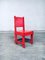 De Stijl Movement Design Roter Stuhl, Jan Wils zugeschrieben, Niederlande, 1920er 26