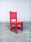 Silla roja De Stijl Movement Design atribuida a Jan Wils, Países Bajos, años 20, Imagen 26