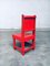 De Stijl Movement Design Red Chair attributed to Jan Wils, Netherlands, 1920s 19