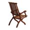 Vintage Rattan Folding Chair in Viennese Wicker 2