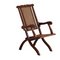 Vintage Rattan Folding Chair in Viennese Wicker, Image 1