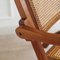 Vintage Rattan Folding Chair in Viennese Wicker, Image 7