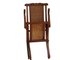 Vintage Rattan Folding Chair in Viennese Wicker, Image 3