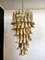 Großer italienischer Spiral Kronleuchter aus Muranoglas, 1990er 1