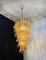 Lámpara de araña italiana grande en espiral de cristal de Murano, años 90, Imagen 8