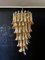 Large Italian Murano Glass Spiral Chandelier, 1990s 2