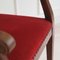 Vintage Red Salon Armchair 4