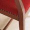 Roter Vintage Salon Sessel 5