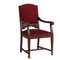 Vintage Red Salon Armchair, Image 1