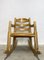 Rocking Chair Brutaliste avec Osier, 1970s 5