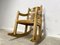 Rocking Chair Brutaliste avec Osier, 1970s 3