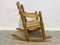 Brutalist Rocking Chair with Wickerwork, 1970s, Image 6