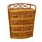 Vintage Bamboo Chest of Drawers, Image 1