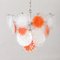 Murano Glass Disc Chandelier, 1970s 1