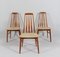 Teak Model Eva Dining Chairs by Niels Koefoed for Hornslet, Denmark, 1960s, Set of 4, Image 4