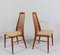 Teak Model Eva Dining Chairs by Niels Koefoed for Hornslet, Denmark, 1960s, Set of 4 16