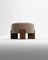 Pouf Cassete en Boucle Brown par Alter Ego pour Collector 1