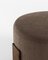 Cassete Pouf in Boucle Brown by Alter Ego for Collector, Image 3