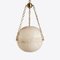 Large Elissa Alabaster Pendant from Pure White Lines 1