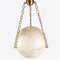 Large Elissa Alabaster Pendant from Pure White Lines 4