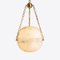 Large Elissa Alabaster Pendant from Pure White Lines 5