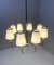 Vintage Chandelier with Eight Lights, 1950s, Image 3