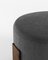 Cassete Pouf in Boucle Charcoal by Alter Ego for Collector, Image 3