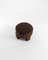 Cassete Pouf in Boucle Dark Brown by Alter Ego for Collector 4