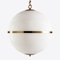 Kleine Pariser Globe Hängelampe aus Opalglas von Pure White Lines 1