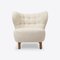 Oslo Faux Sheepskin Wingback Chair from Pure White Lines 4