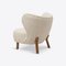 Oslo Faux Sheepskin Wingback Chair from Pure White Lines 6