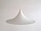 White Semi Maxi Pendant Lamp by Claus Bonderup & Torsten Thorup, Denmark, 1960s 6