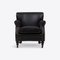 Black Tolworth Club Chair from Pure White Lines 1