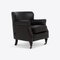 Fauteuil Club Tolworth Noir de Pure White Lines 5