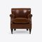 Fauteuil Club Cigar Tolworth de Pure White Lines 1