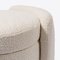 Boucle Upholstered Ottoman Seating from Pure White Lines 2