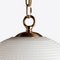 Petite Lampe à Suspension Fitzroy en Opaline de Pure White Lines 7