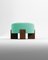 Cassete Pouf in Teal by Alter Ego for Collector, Image 1