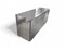 Silver-Colored Aluminum Chest of Drawers 2