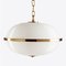 Grande Suspension Fitzroy en Opaline de Pure White Lines 1