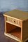 Wooden and Wicker Bedside Tables with Drawer, 1980, Set of 2, Image 6