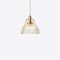 Small Brass Hoxton Pendant from Pure White Lines, Image 3