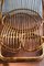 Rattan Armchair with High Backrest, 1970s 10