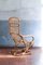 Rattan Armchair with High Backrest, 1970s 3